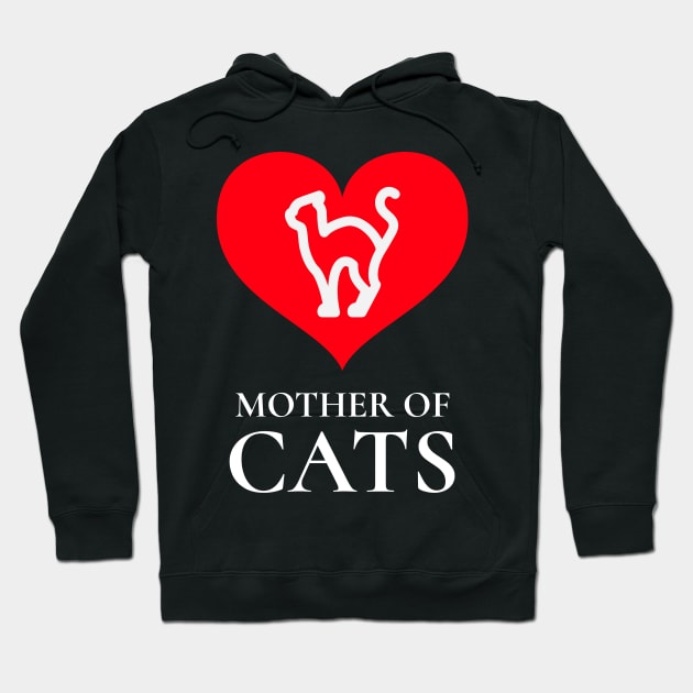 Mother Of Cats Hoodie by Hunter_c4 "Click here to uncover more designs"